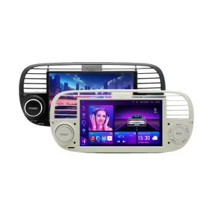 Hệ thống giải trí trên xe Fiat 500 chạy hệ điều hành Android