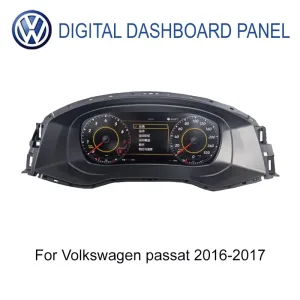 Bảng đồng hồ kỹ thuật số Volkswagen Passat 2016–2017, màn hình LCD IPS 12,3 inch – Góc nhìn chính diện