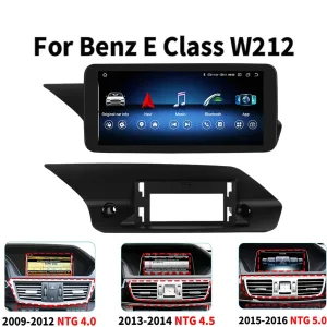 Đầu đĩa Android cho xe Mercedes W212 2015–2016 | CarPlay DSP