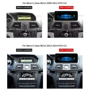 Đầu đĩa Android cho Mercedes E W212 (2009–2016) | CarPlay DSP