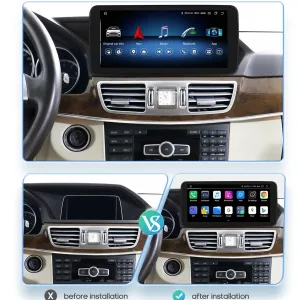 Đầu đĩa Android cho xe Mercedes W212 2015–2016 | CarPlay DSP