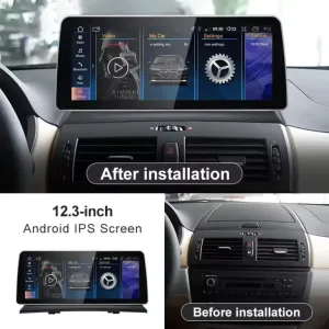Đầu đĩa BMW X3 E83 CIC CCC chạy hệ điều hành Android