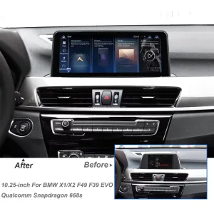 BMW X1 E84 CIC Android Screen 2009–2015 with CarPlay & Android Auto 3 Đầu đĩa Android cho BMW X1 (2009–2015) | Hệ thống âm thanh CarPlay