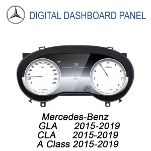 Mercedes GLA CLA A Class Digital Cluster 2015–2019 | 12.3″ CarPlay 2 Bảng đồng hồ kỹ thuật số Mercedes C GLC W205/W253 2015–2018 | 12,3 inch