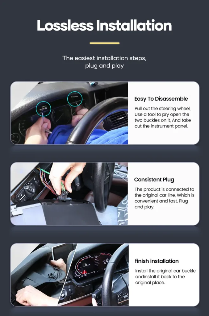 Bảng điều khiển kỹ thuật số Mercedes ML GL 2005–2010 | Màn hình 12,3 inch hỗ trợ CarPlay và Android Auto