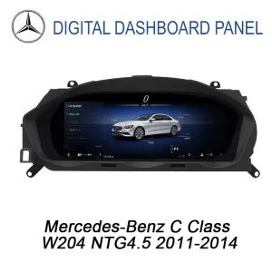Cụm đồng hồ kỹ thuật số Mercedes W204 cho 2011-2014 C-Class 12.3 Nâng cấp buồng lái OEM 7 Bảng đồng hồ kỹ thuật số Mercedes C-Class W204 2011–2014 | 12,3 inch