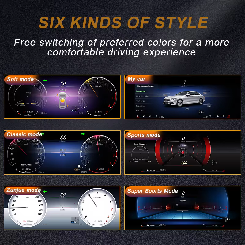 Bảng đồng hồ kỹ thuật số Mercedes GLA, CLA và A-Class 2015–2019 | Màn hình 12,3 inch hỗ trợ CarPlay Bảng đồng hồ kỹ thuật số Mercedes GLA, CLA và A-Class 2015–2019 | Màn hình 12,3 inch hỗ trợ CarPlay