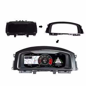 Khung gắn cho cụm đồng hồ kỹ thuật số Volkswagen dành cho các mẫu xe Golf 7, Passat B8 và CC với màn hình 12,3 inch