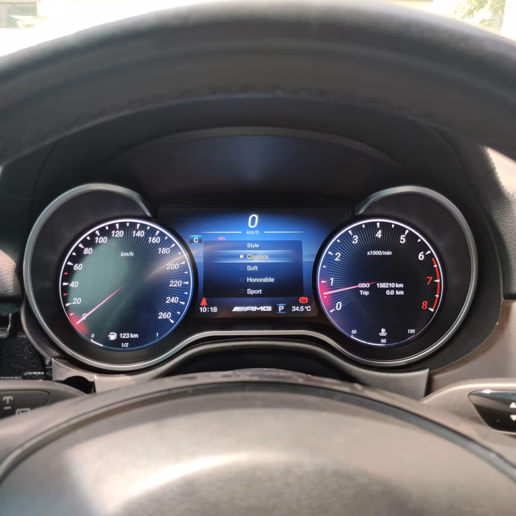 Bảng điều khiển kỹ thuật số Mercedes ML GL 2012–2015 | Màn hình 12,3 inch hỗ trợ CarPlay và Android Auto