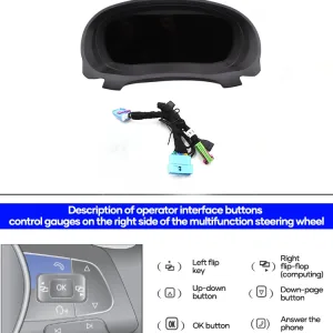 Cụm đồng hồ kỹ thuật số VW cho Polo 6R / Vento / CrossFox 7 Sf3b0723eb75f4d608f1fb831db2be198e