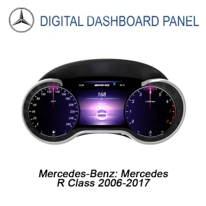 Bảng điều khiển kỹ thuật số Mercedes R-Class 2006–2017 | Màn hình 12,5 inch hỗ trợ CarPlay DSP