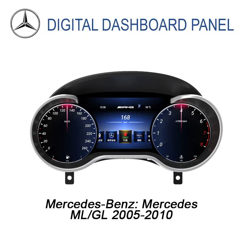 Bảng điều khiển kỹ thuật số Mercedes ML GL 2012–2015 | Màn hình 12,3 inch hỗ trợ CarPlay và Android Auto Bảng điều khiển kỹ thuật số Mercedes ML GL 2012–2015 | Màn hình 12,3 inch hỗ trợ CarPlay và Android Auto