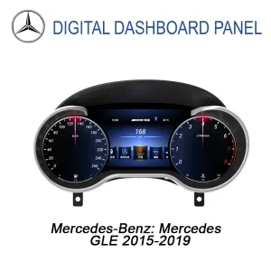 Bảng điều khiển kỹ thuật số Mercedes GLE 2015–2019 | 12,3 inch hỗ trợ CarPlay