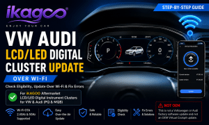 Cập nhật cụm đồng hồ kỹ thuật số LCD/LED cho xe Volkswagen và Audi