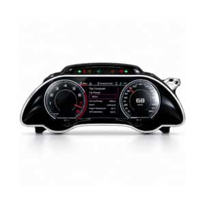 Nâng cấp Audi A5 B8 2008–2016 của bạn với cụm đồng hồ kỹ thuật số LCD 12.3″ inch, lắp đặt theo phong cách OEM, giữ nguyên dữ liệu xe, điều khiển vô lăng và hỗ trợ iKAGOO.