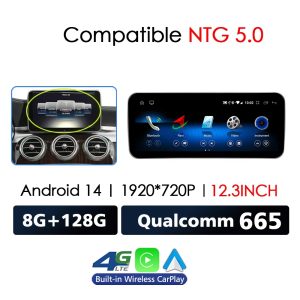 Hệ thống đa phương tiện và định vị trên xe Mercedes-Benz C-Class W205, GLC X253 và W446
