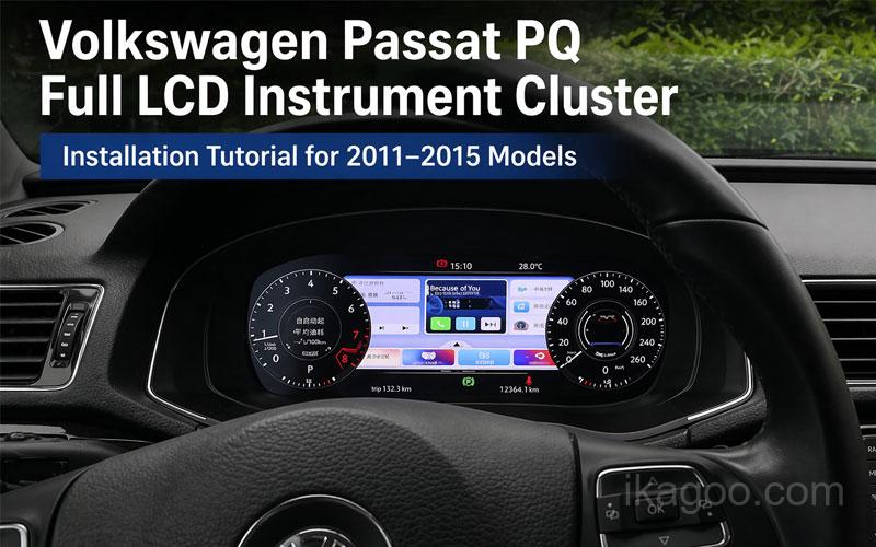 Hướng dẫn lắp đặt cụm đồng hồ kỹ thuật số Passat