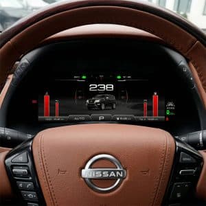 Bảng đồng hồ kỹ thuật số Nissan Patrol Y62