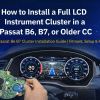 Hướng dẫn lắp đặt cụm đồng hồ Passat B6 B7 | Phù hợp, Cài đặt & Sửa chữa