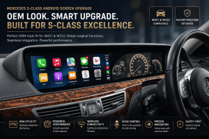 Đầu Android Mercedes S-Class cho W221 và W222: Lắp đặt kiểu OEM và giữ nguyên chức năng zin