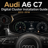 Cách lắp đặt cụm đồng hồ kỹ thuật số Audi A6 C7 (2012-2018)
