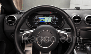 Kết quả cuối cùng sau khi lắp đặt cụm đồng hồ kỹ thuật số Audi TT 8J