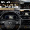 Hướng dẫn lắp đặt cụm đồng hồ kỹ thuật số Volkswagen Tiguan MQB (2017-2022)