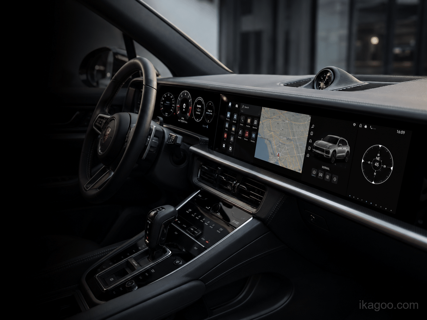 Đầu đĩa Android phong cách OEM của Porsche