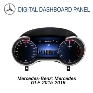 Bảng đồng hồ kỹ thuật số Mercedes GLE 2015-2019 | Màn hình LCD 12,3 inch hỗ trợ CarPlay