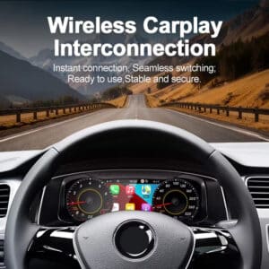 VW Golf Mk7 virtual cockpit wireless CarPlay interconnection