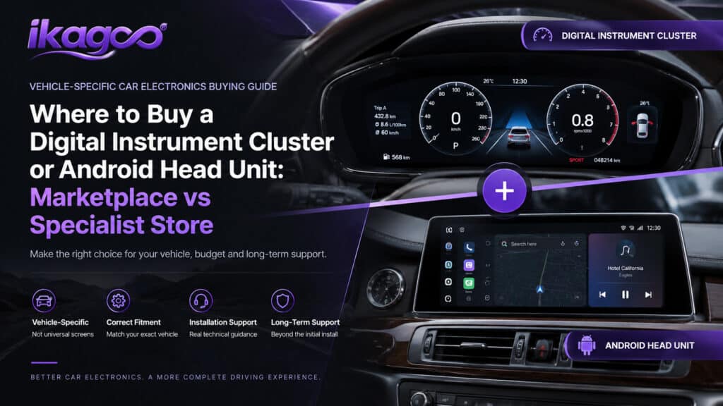 Where to Buy a Digital Instrument Cluster or Android Head Unit | iKAGOO