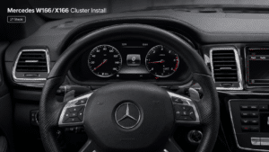 Lắp đặt cụm đồng hồ kỹ thuật số Mercedes W166 X166 | 2012–2019