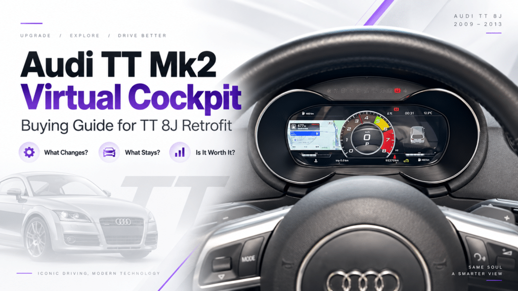Hướng dẫn mua buồng lái ảo Audi TT Mk2: Những gì thay đổi, những gì giữ nguyên & liệu việc nâng cấp 8J có đáng không?