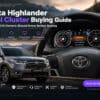 Hướng dẫn mua cụm đồng hồ kỹ thuật số Toyota Highlander: Những điều chủ sở hữu 2015–2019 nên biết trước khi mua