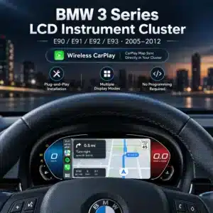 BMW E90 Digital Cluster – 12.3" CarPlay Virtual Cockpit for E91 E92 E93 2005–2012 5 BMW E90 E91 E92 E93 digital cluster 2005-2012 image 04