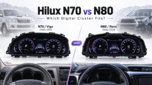 Toyota Hilux Fortuner digital cluster lossless