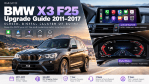 Hướng dẫn nâng cấp BMW X3 F25 2011–2017: Màn hình
