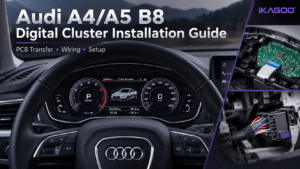 Hướng dẫn lắp đặt cụm đồng hồ kỹ thuật số Audi A4 A5
