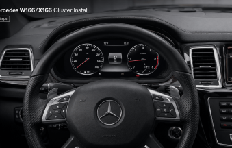 Lắp đặt cụm đồng hồ kỹ thuật số Mercedes W166 X166 | 2012–2019