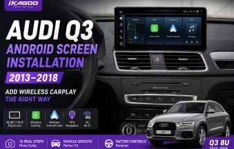 Lắp đặt màn hình Android cho Audi Q3 2013-2018